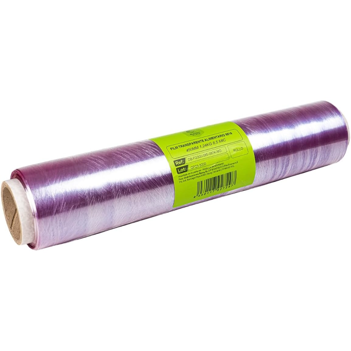 Papel film transparente alimentario 45x1240 (1 unidad, 45cm)