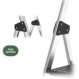 thumbnail of BRASQ Huishoudtrap 6-treden Zilver - keukentrap inklapbaar aluminium voor Particulier en professioneel gebruik - Trap Ladder - Anti slip