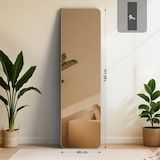 thumbnail of Espejo Gurnee Blanco mate/140x40 cm