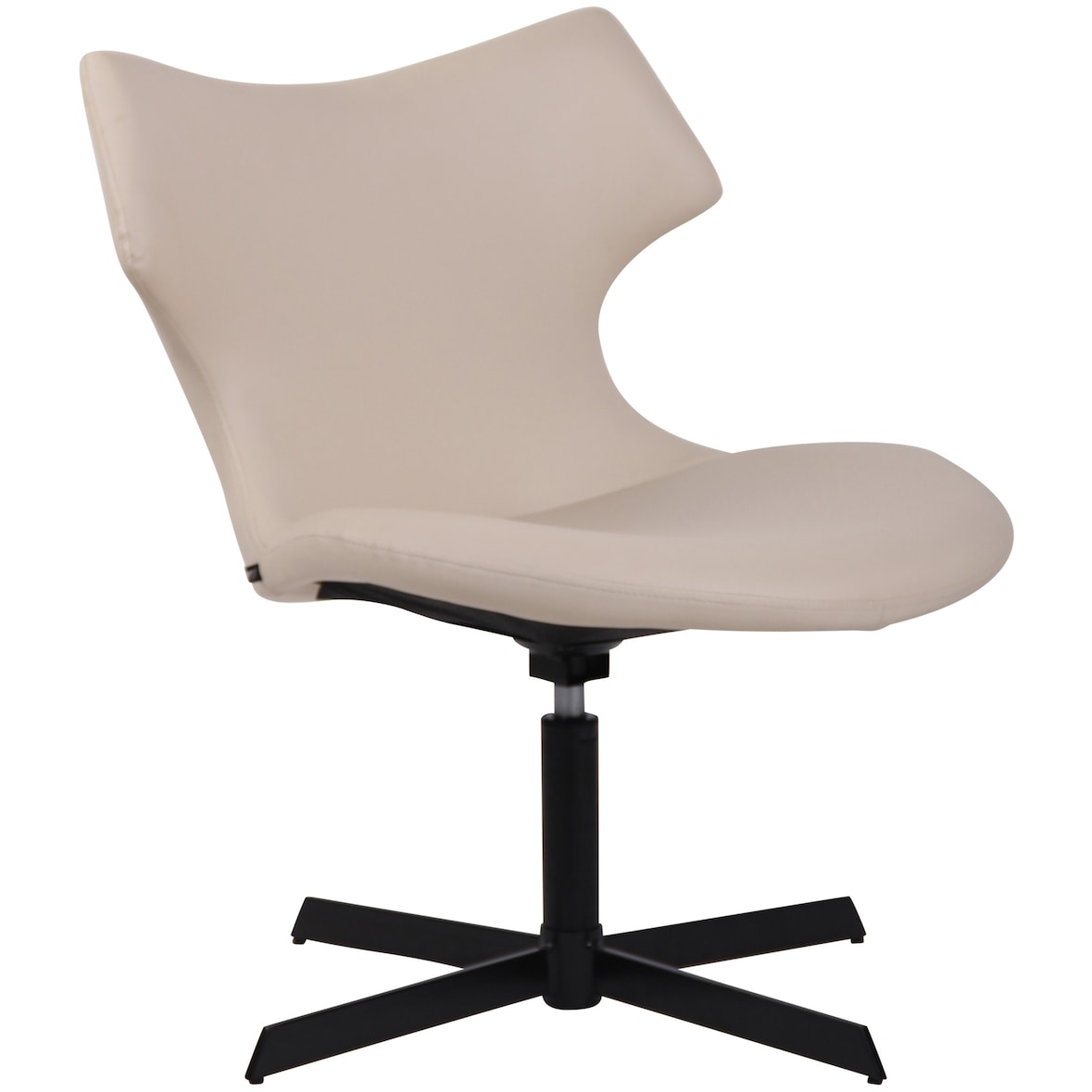 Lounger Welland Kunstleder creme