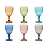 thumbnail of Excelsa set de 6 copas Ginkgo vidrio 35 cl multicolor