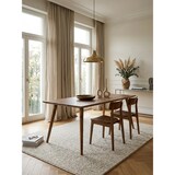 thumbnail of Massivholz Esstisch ``Savio``: Retro Landhausstil, handgefertigt, Sheesham-Holz, Braun mit Maserungen. 180x80x76 cm | Kadima Design