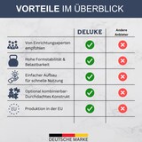 thumbnail of Hängeregisterschrank abschließbar TION - 4 Schubladen mit Schloss | Aktenschrank Büroschrank aus Stahl Metallschrank, 132x46x62cm Weiß-Sonoma Eiche