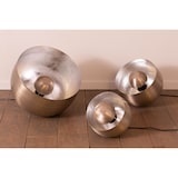 thumbnail of Tischlampe Samuel silber klein E27 25W - Rund Metall Amadeus 22.5x20.5 cm