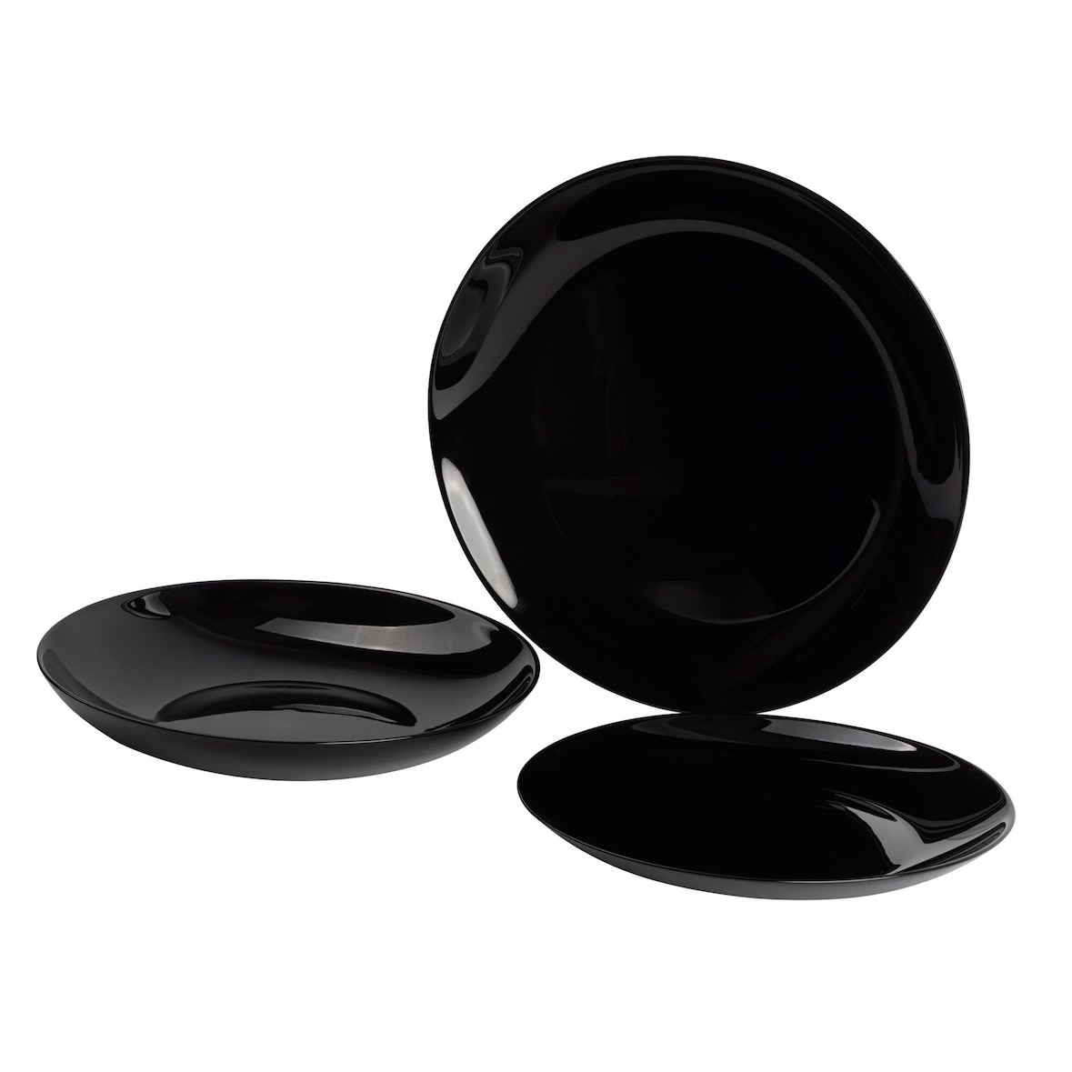 San Ignacio - Juego de Vajilla de 12Pzs Negro