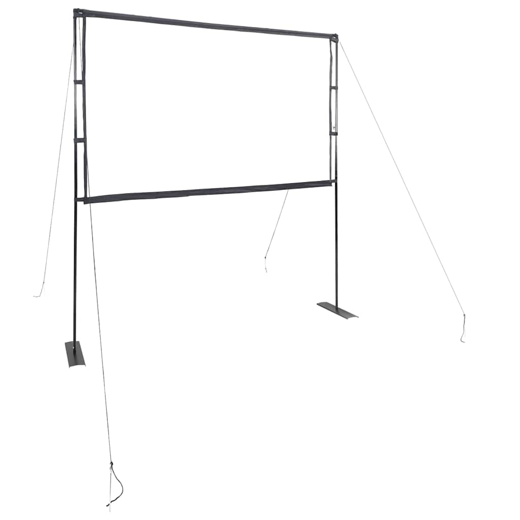 vidaXL Projectiescherm met standaards 84 inch 16:9