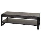 thumbnail of TV-Rack HWC-L53, Fernsehtisch Lowboard TV-Tisch, Metall 42x120x44cm ~ Marmor-Optik grau