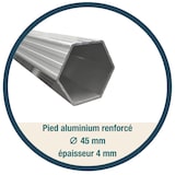 thumbnail of Tente pliante Barnum Aluminium 300x450cm - Gris + 3 murs offerts