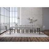 thumbnail of Ausziehbare Konsole 90x40/300 cm Karamay Premium Cement Anthrazitrahmen