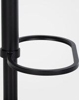 thumbnail of Barhocker SIHAR - Samt Braun 64x45x88 cm Schwarz | Barstuhl Höhenverstellbar Mit Lehne Drehbar Tresenhocker Tresenstuhl Kneipenhocker Kneipenstuhl