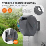 thumbnail of ECD Germany Schlauchaufroller 20+2 m Wand-Schlauchbox RollUp 9 Sprühfunktionen 180° Schwenkbar Automatik Gartenschlauch
