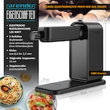 thumbnail of Arendo Nudelmaschine elektrisch, Pasta Maker, 5 Stärken, 120 W, Nudelwalze, 2 Schneideinsätze 2 mm & 6 mm, Knetmaschine