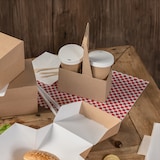 thumbnail of Garcia de Pou 200 Unités - Porte-Gobelets, 2 Gobelets 300 G/M2 18X8X24 Cm Naturel Carton Ondulé Microcanal