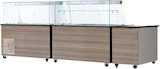 thumbnail of Skyrainbow SNACK-Line, Kalte Theke, 5x GN1/1, Granit Star Galaxy schwarz, OHNE Glasaufbau 188x82x85.5
