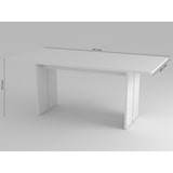 thumbnail of Mesa de Comedor Extensible Moderna 160/90/75cm Lacada Blanco Brillo - ANDROMEDA