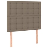 thumbnail of vidaXL LED Kopfteil Taupe 90x5x118/128 cm Stoff