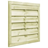 thumbnail of Puerta de valla madera de pino impregnada verde 100x100 cm
