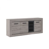 thumbnail of Matelpro - Buffet/bahut contemporain chêne clair Willy - Moderne & Design -Chêne - Trois étagères intérieures (charge maximale par étagères 10 kg) -Ty