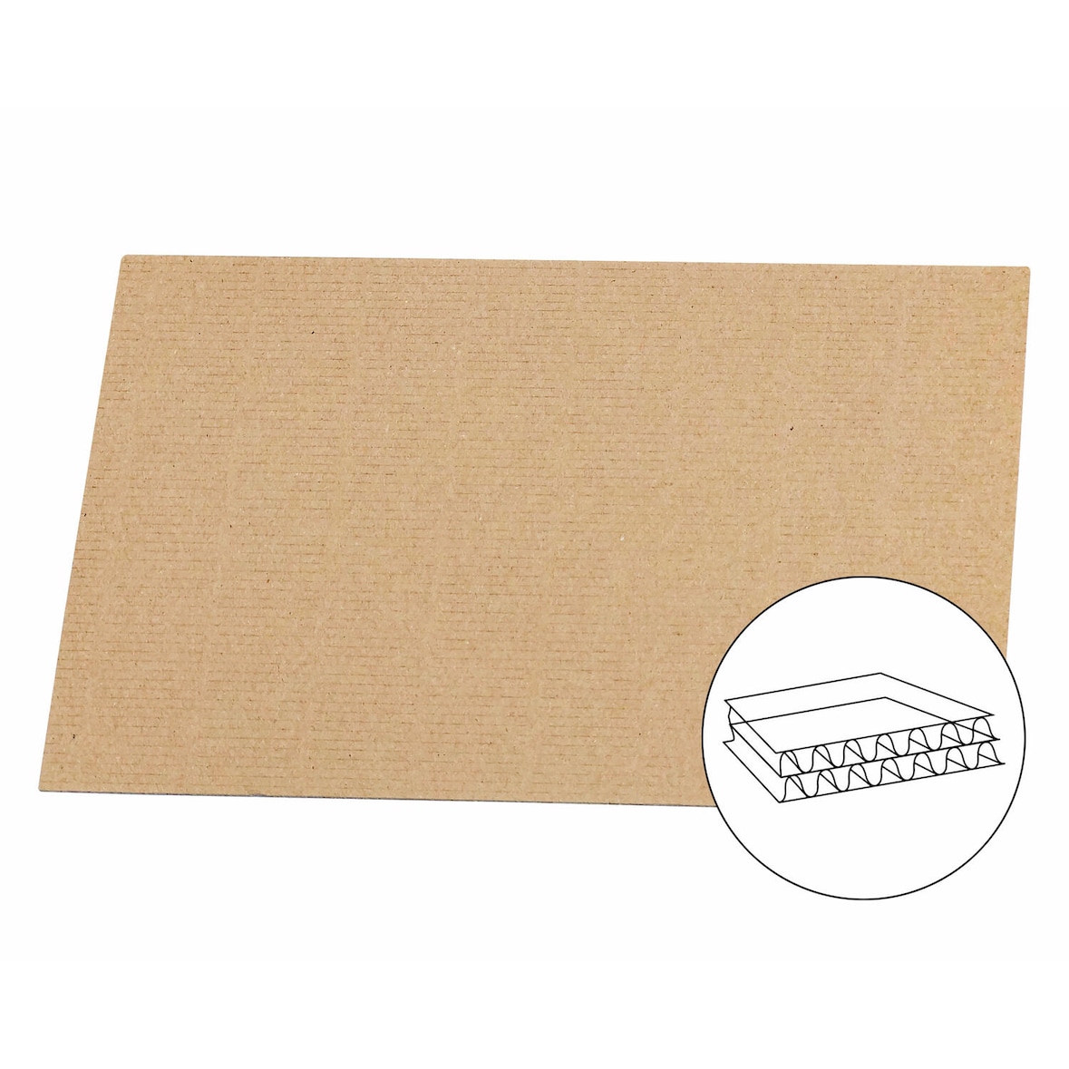 Palettenzwischenlage Kartonplatte für EURO Paletten 1200x800mm 2-wellig