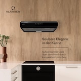 thumbnail of Klarstein Contempo Neo Unterbauhaube Abluft/Umluft 175 m³/h Abluftleistung SenseControl integrierte Touch-Steuerung Edelstahl / Acrylglasfront Schwarz