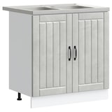 thumbnail of vidaXL Waschbecken-Unterschrank Lucca 2 pcs Beton Grau Holzwerkstoff