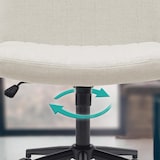 thumbnail of Bureaustoel Kingman creme/Stof