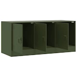 thumbnail of vidaXL TV-Schrank Olivgrün 99x39x44 cm Stahl