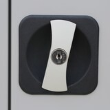thumbnail of Lüllmann® Flügeltürenschrank, 5 OH, 1950 x 925 x 500 mm, tiefschwarz