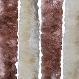 thumbnail of Décoshop26 - Rideau contre insectes moustiquaire Beige et marron clair 100x220 cm Chenille  DEC022169