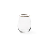 thumbnail of Excelsa Set Von 6 Wasserglas Gold Glas 47 Cl Transparent