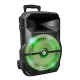 thumbnail of Enceinte sono mobile My Deejay MDJ 12 RVB à LEDs, 600W 12" USB, Bluetooth, Application Micros VHF et filaire, télécommande