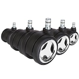 thumbnail of 5 x ruedas para suelos duros ROLO GAME 11 mm / 60 mm no-noise hjh OFFICE