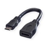 thumbnail of VALUE HDMI High Speed Kabel mit Ethernet, HDMI BU - Mini HDMI ST, 0,15 m