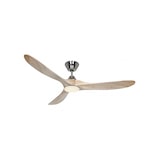 thumbnail of Eco Genuino L 152, Ventilatore satinato e legno con Luce, CasaFan