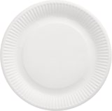 thumbnail of 6 X 100 Teller, Pappe "pure" rund Ø 23 cm weiss