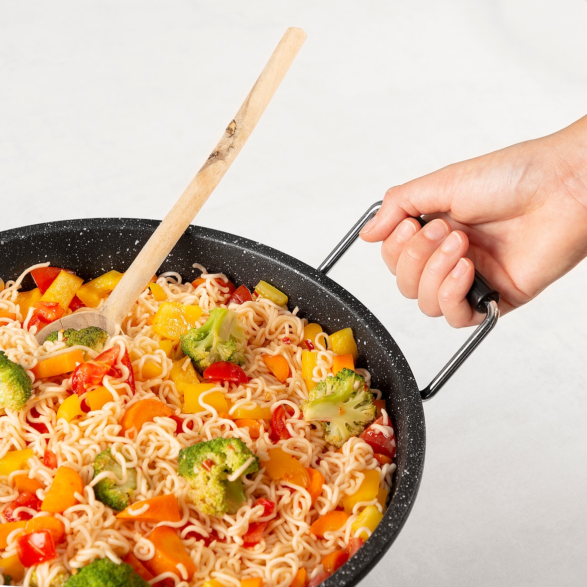 PRINCESS Wok eléctrico, 30 cm de diámetro, Capacidad 7 L, Termostato regulable, Tapa transparente, Base antideslizante, 1400W