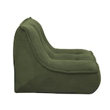 thumbnail of Fauteuil pour canapé modulable en velours 90 x 80 x 70 cm vert