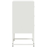 thumbnail of vidaXL Nachttische 2 Stk. Weiß 36x39x78 cm Stahl