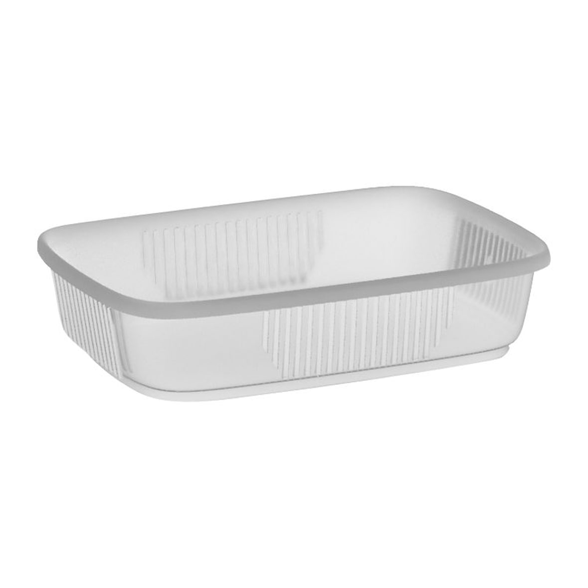 500x Rechteckbecher klar 125 ml (PP)