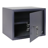 thumbnail of HMF 49203-11 Safe Tresor mit Schlüssel, Möbeltresor | 38 x 30 x 30 cm | Anthrazit