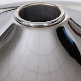 thumbnail of Fußteller Fußplatte Fuß für Barhocker Barstuhl Drehstuhl Esszimmerstuhl, rechteckig chrom Ø 37,5cm