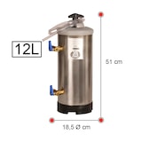 thumbnail of Romux® - Descalcificador de Agua - 12 litros | Producto para las máquinas de Lavado industrial que se usa con Sal