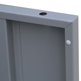 thumbnail of Lüllmann® Schließfachschrank, 2 Abteile, 6 Fächer, 1800 x 600 x 500 mm, lichtgrau/anthrazit
