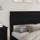 thumbnail of vidaXL Kopfteil Schwarz Eichen-Optik 180 cm Holzwerkstoff