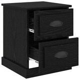 thumbnail of vidaXL Nachttisch 2 pcs Schwarz Eichen-Optik 39 x 39 x 47.5 cm