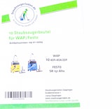 thumbnail of 10 Staubsaugerbeutel für Nilfisk / WAP Alto SQ 400 450 454 490 550 Festo SR151