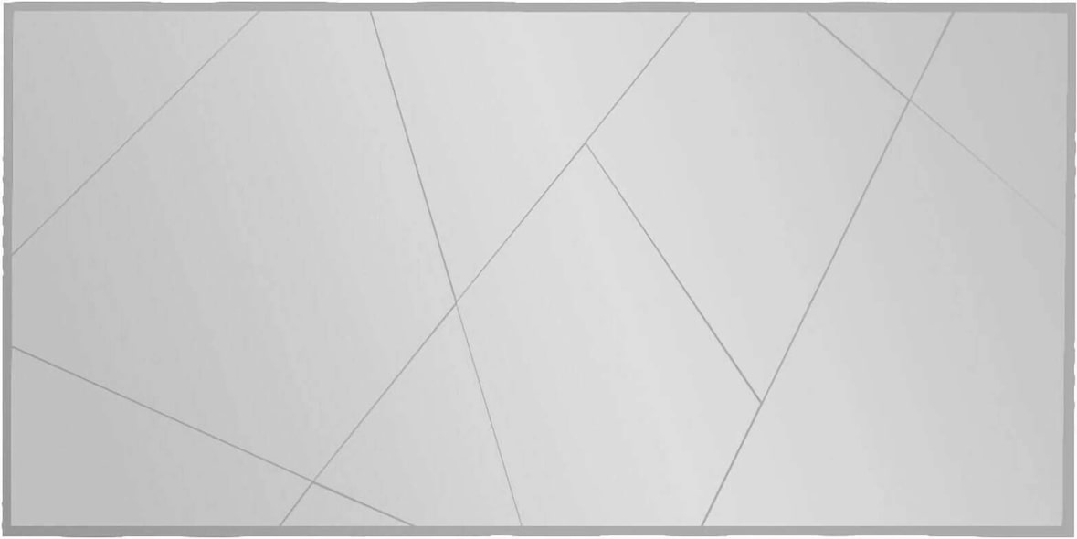 Dmora Spiegel Dpessott, Spiegel mit Rahmen, Wanddekorationsartikel, Spiegeldekoration, 60x2h170 cm, Weiß