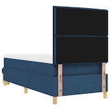 thumbnail of vidaXL Boxspringbett mit Kopfteil Blau 200 x 90 cm Stoff