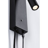 thumbnail of Paulmann LED Wandleuchte 3-Step-Dim Hulda USB C   3000K 130lm 230V 2,5W dimmbar Schwarz matt 71109