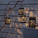 thumbnail of LED  Solar Laternen hängend stehend H:11cm Terasse Garten 3St.